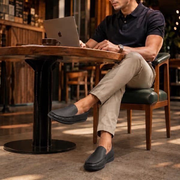 Corium Men’s Premium Leather Moccasin Loafers – (CRM 13)