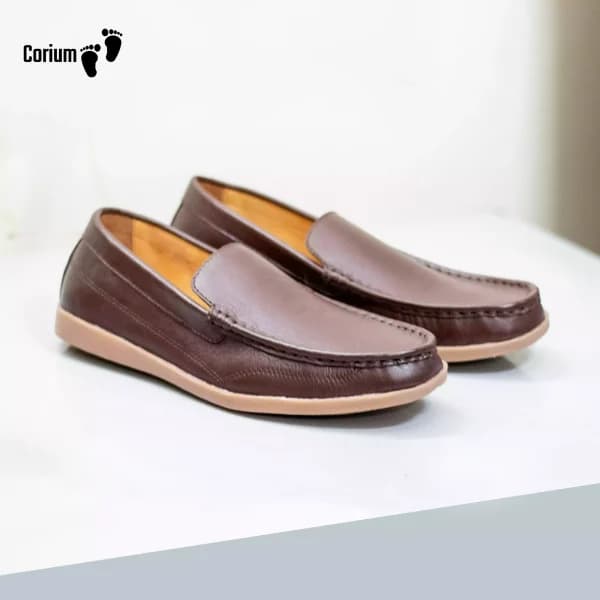 Corium Men’s Premium Leather Moccasin Loafers – (CRM 13)