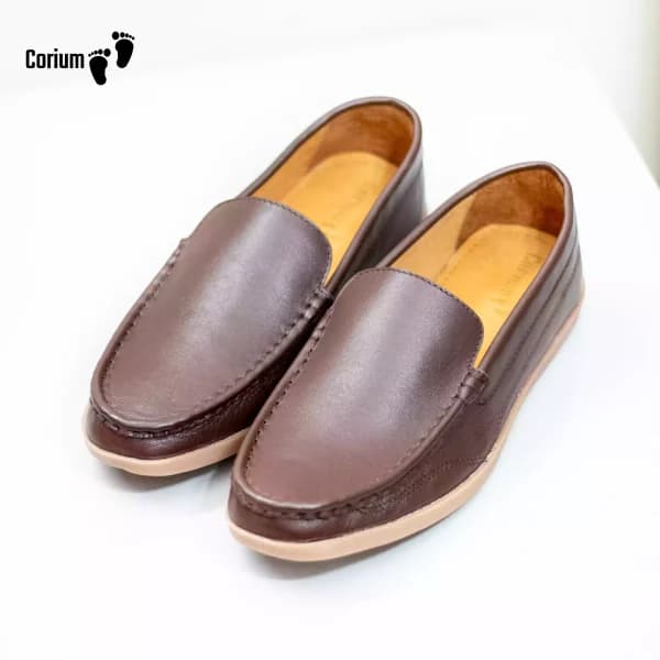 Corium Men’s Premium Leather Moccasin Loafers – (CRM 13) – image 3