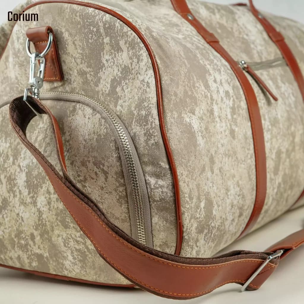 Premium Leather Travel Duffle Bag – image 5