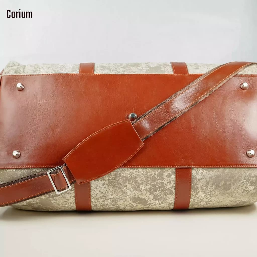 Premium Leather Travel Duffle Bag – image 6