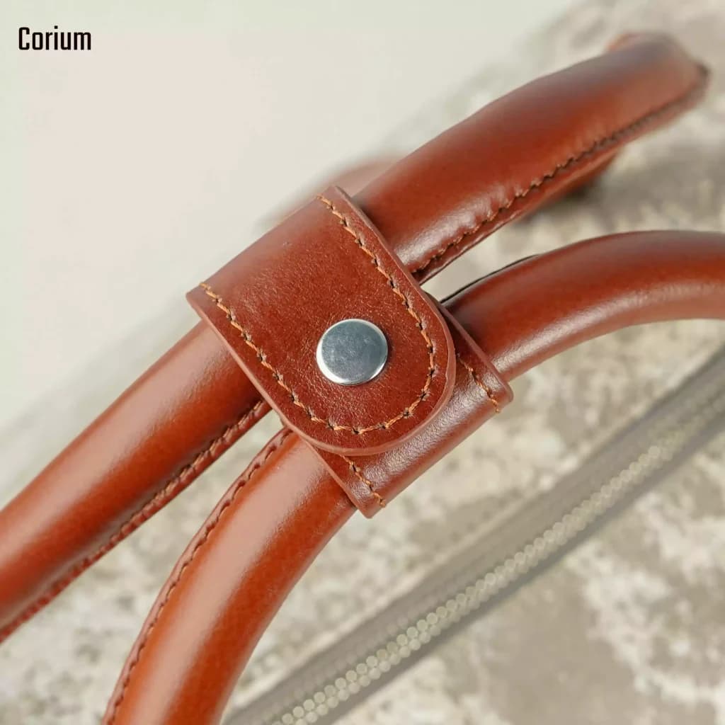 Premium Leather Travel Duffle Bag – image 7