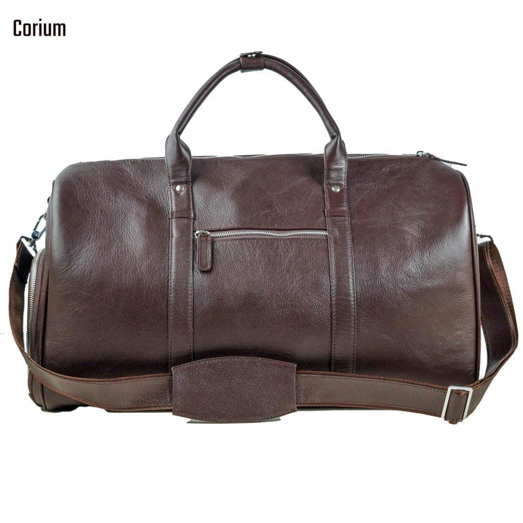 Premium Leather Travel Duffle Bag – image 10